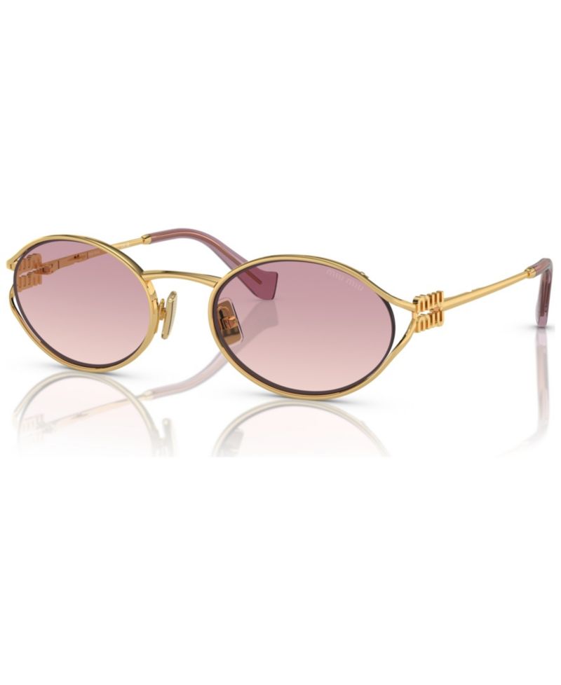 Women's Oval Metal Sunglasses, MU52YS