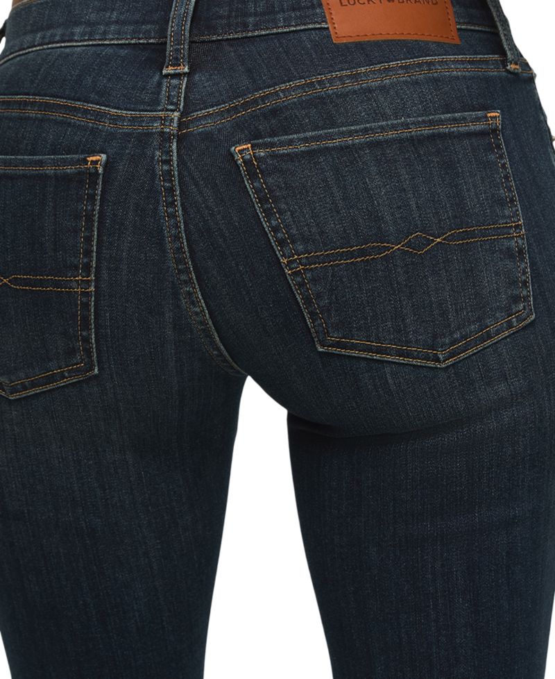 Women's Sweet Flare Mid-Rise Stretch Denim Jeans