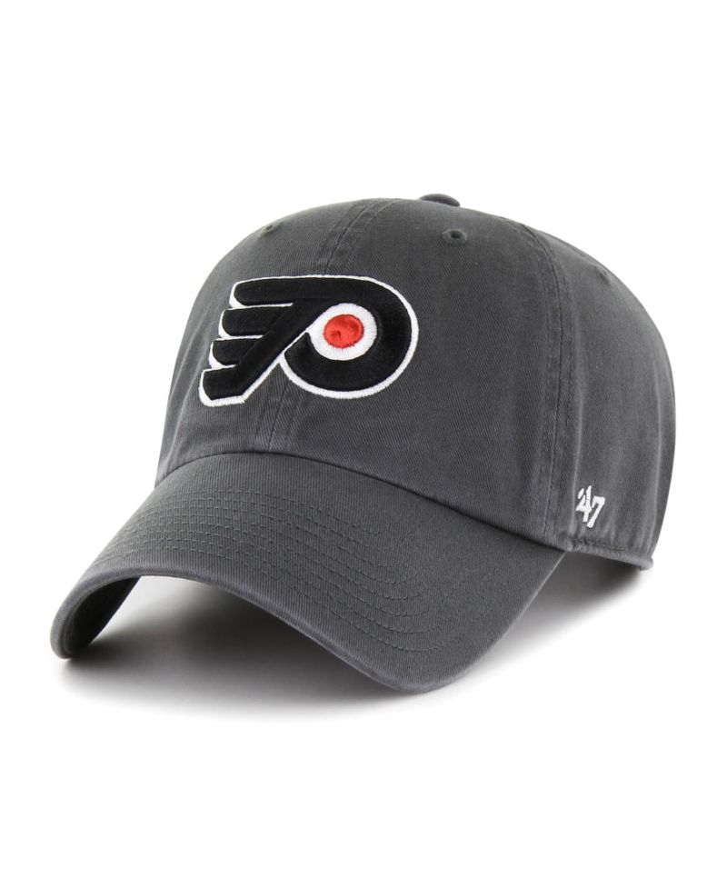 Men's Charcoal Philadelphia Flyers Clean Up Adjustable Hat