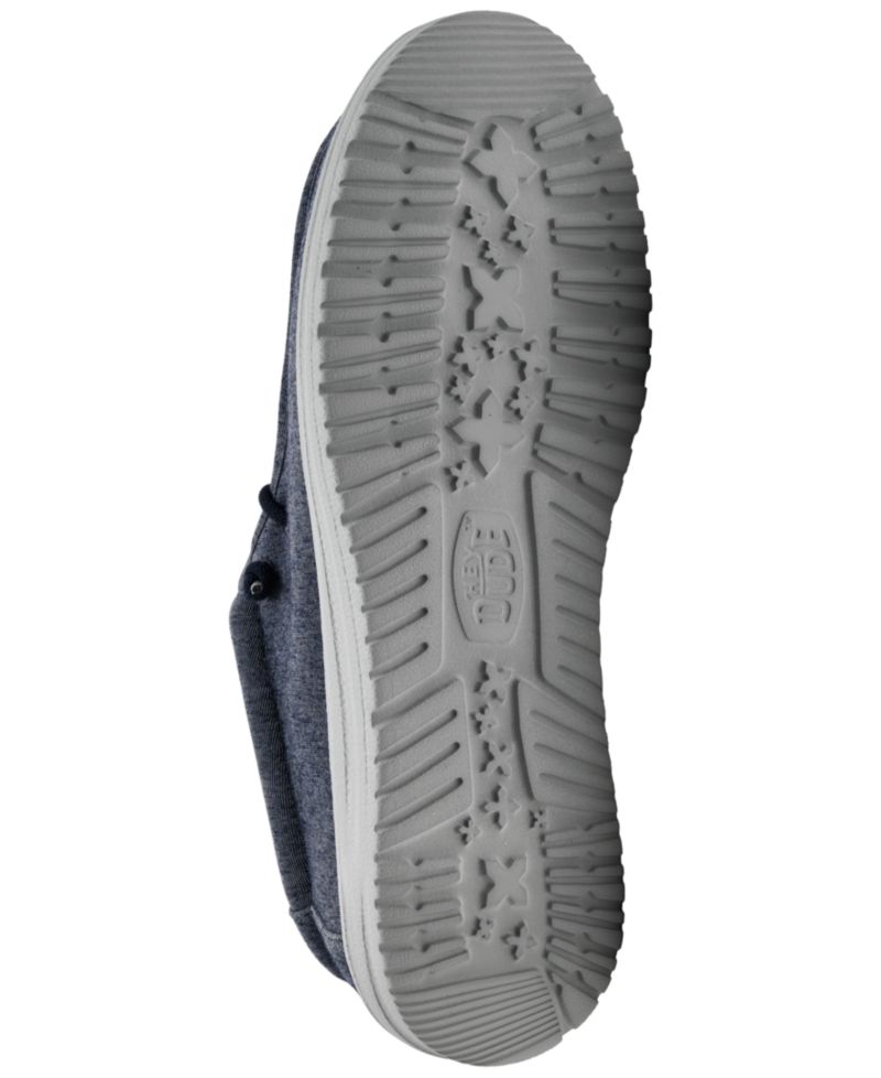 Men's Wally Stretch Jersey Slip-On Lifestyle Moccasin Loafers from Finish Line