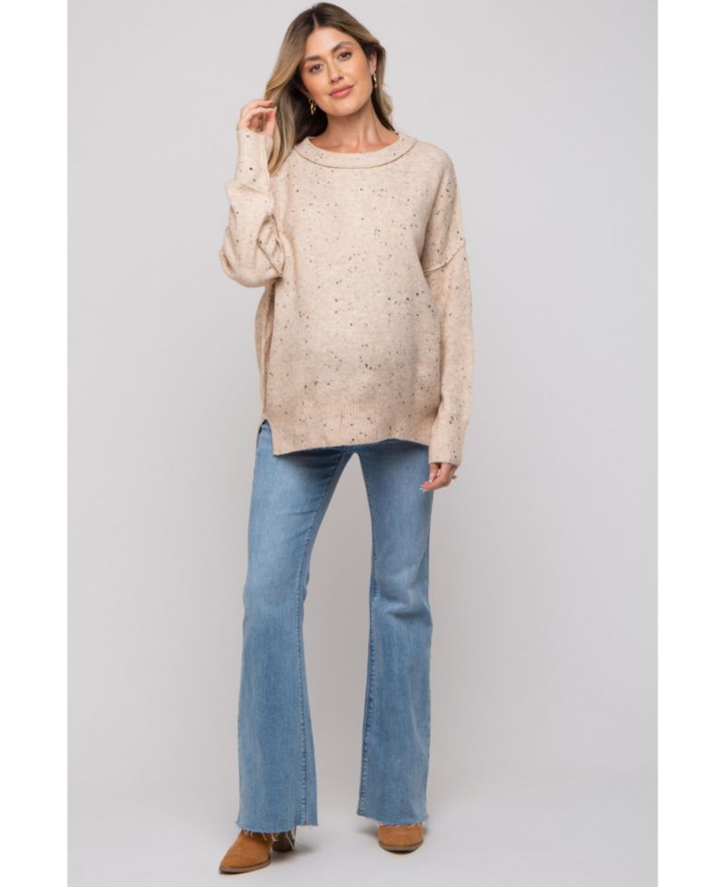 Women's Speckled Knit Sweater