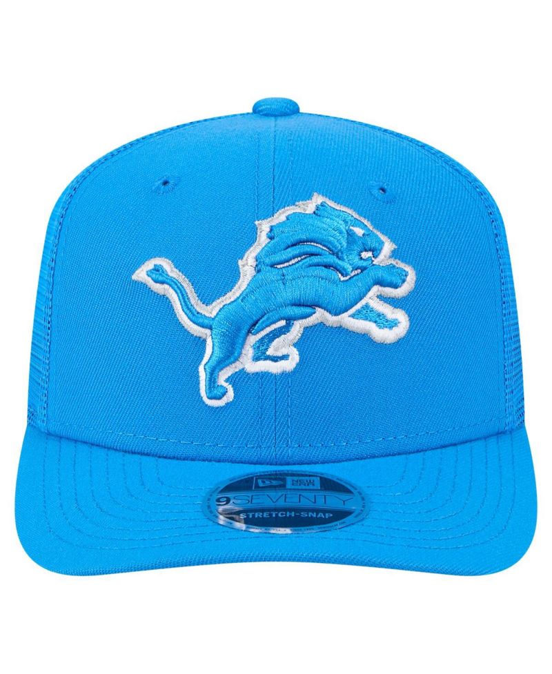 Men's Blue Detroit Lions Main Trucker 9SEVENTY Stretch-Snap Hat