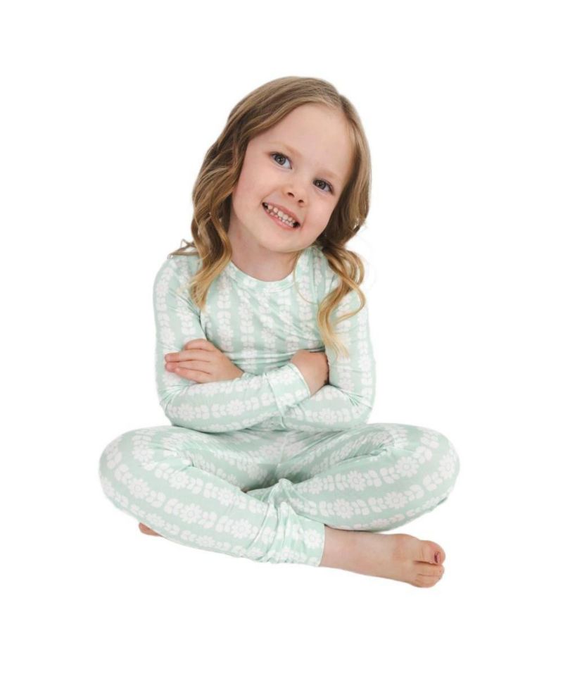 Baby Girls Mint Meadows Pajama Set