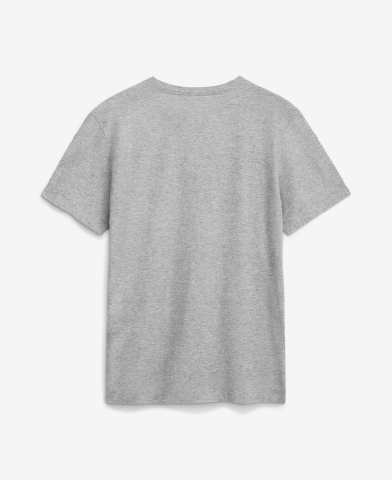Men's Gray Georgia Bulldogs Legacy Stacked Established T-Shirt