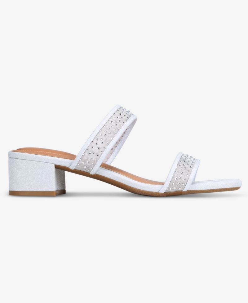 Women's Violettt Two Band Mesh Evening Slip-On Sandals
