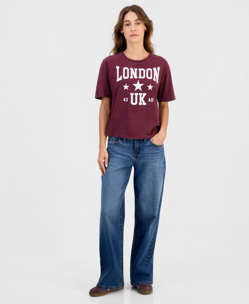Juniors' London Graphic T-Shirt