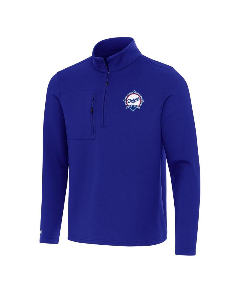Men's Royal Los Angeles Dodgers Back-to-Back World Series Champions Insider Quarter-Zip