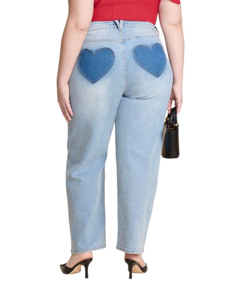 Women's Heart Pocket Naomi Straight Leg Jean