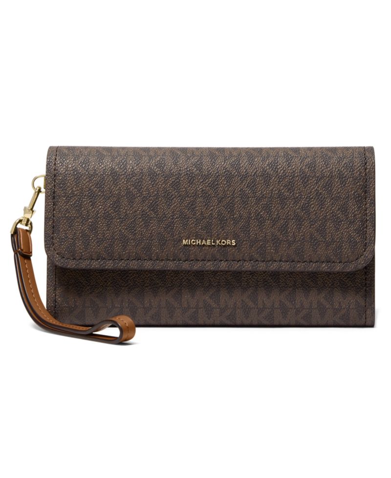 Jet Set Medium Flap Double Zipper Wristlet