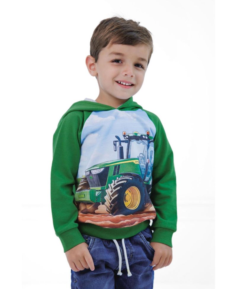Little Boys Fleece Hooded Sweatshirt