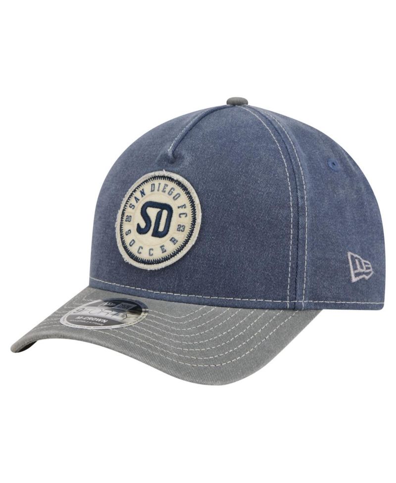 Men's Navy San Diego FC Jersey Hook 9FORTY Adjustable Hat