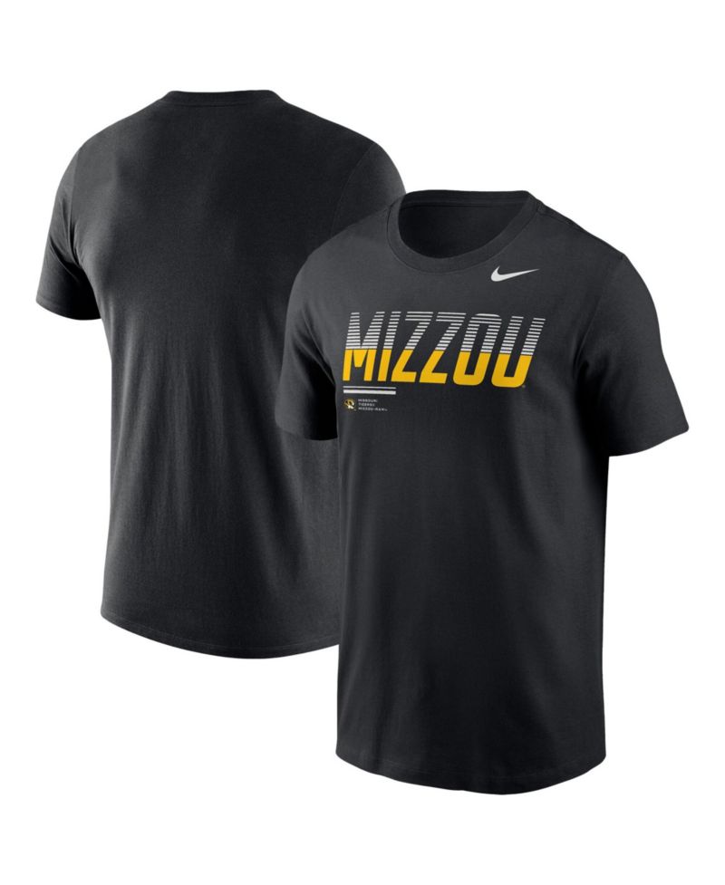Men's Black Missouri Tigers 2026 Sideline Wordmark Legend Dri-FIT T-Shirt