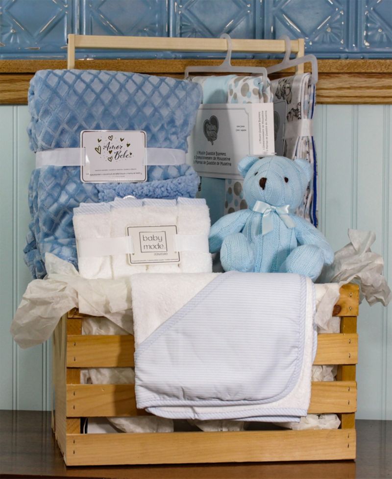 Baby Boys' & Baby Girls' Necessities Baby Shower Wardrobe Gift Crate, 16 Piece Set