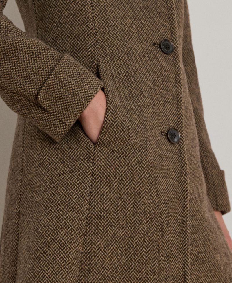 Women's Faux-Fur-Collar Coat