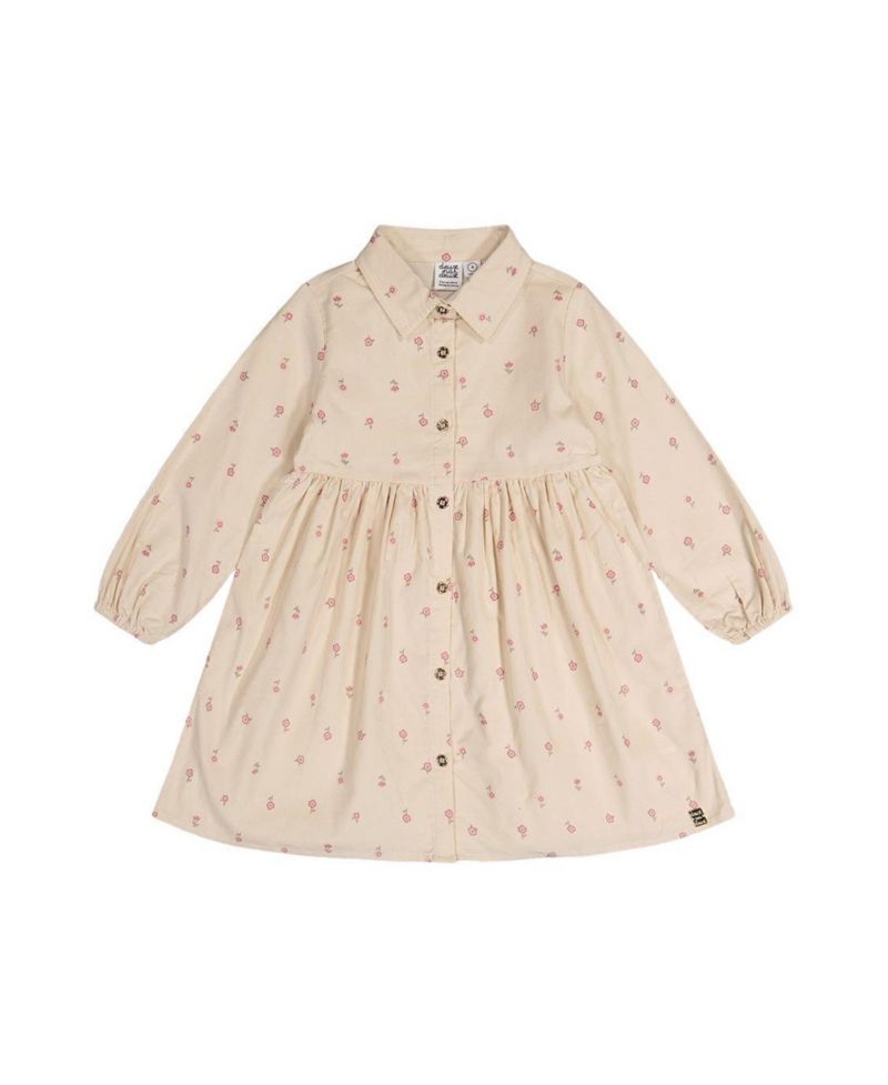 Little Girls (6-12) Corduroy Shirt Dress