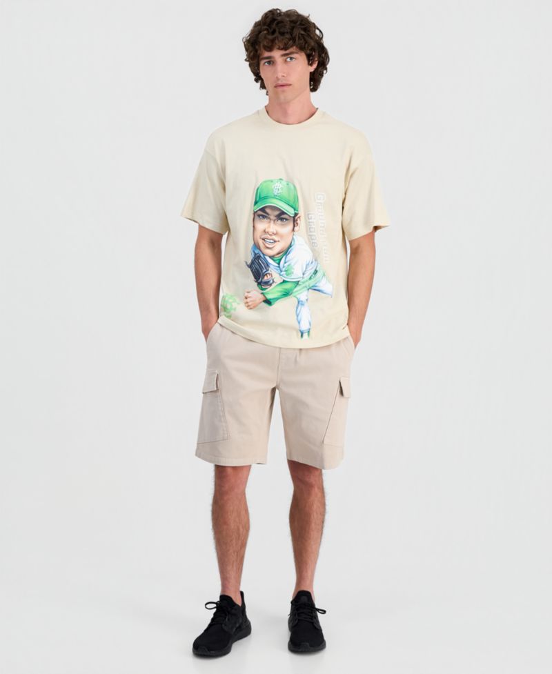Men's Oversized-Fit Big League Chew Ground Ball Graphic T-Shirt