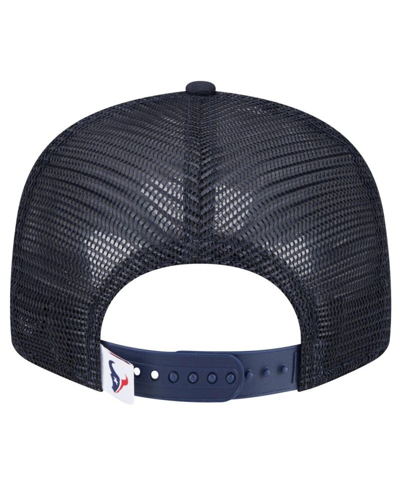 Big Boys and Girls Navy Houston Texans Main Trucker Snapback Hat
