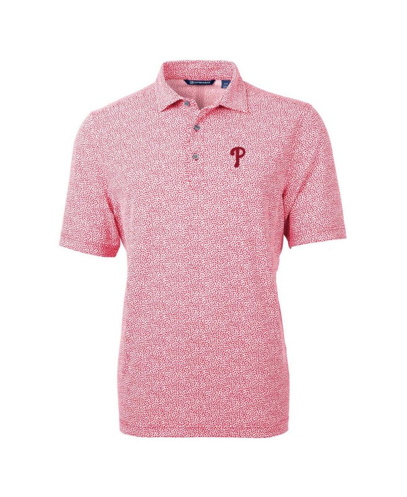Men's Philadelphia Phillies Virtue Eco Pique Botanical Print Polo