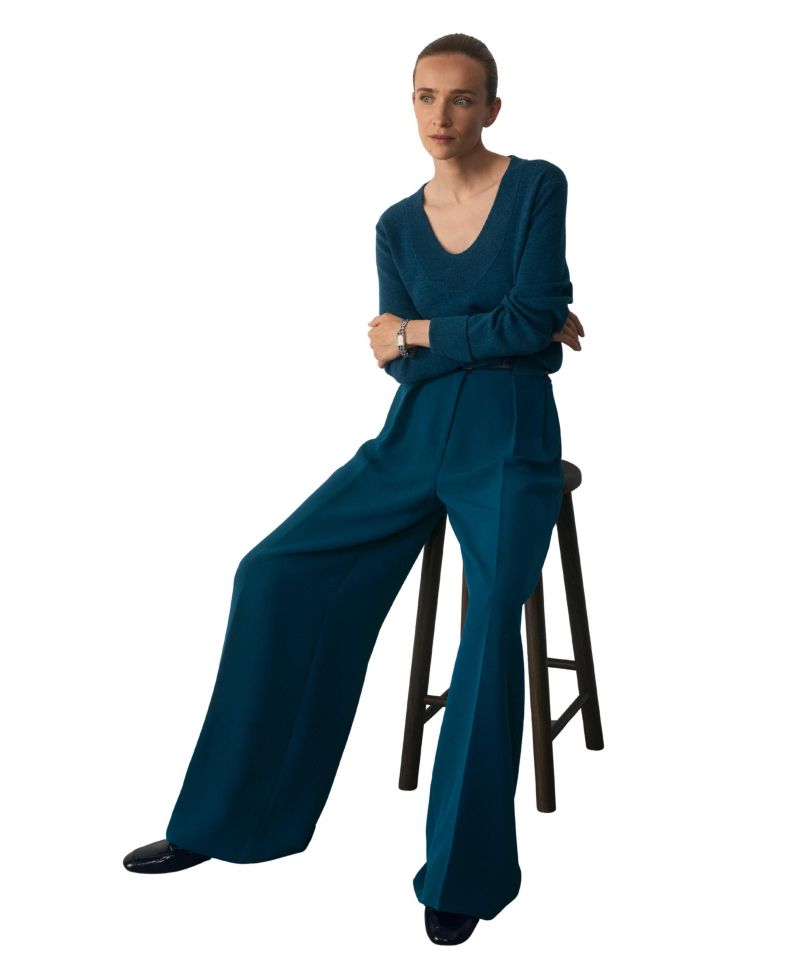 Women's High Rise Palazzo Trousers