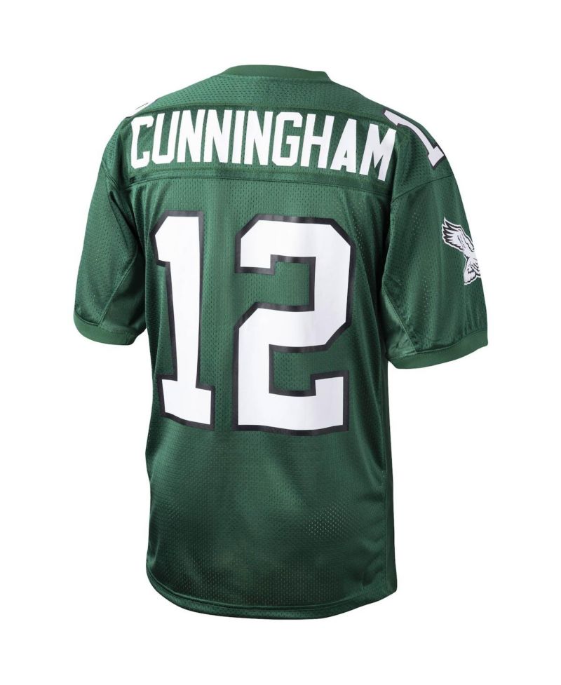 Men's Randall Cunningham Kelly Green Philadelphia Eagles 1992 Authentic Throwback Retired Player Jersey