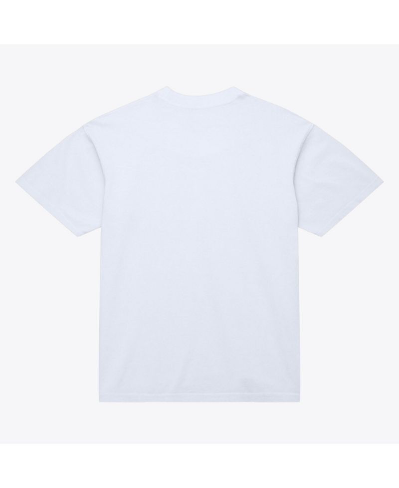 Men's Mitchell Ness White San Antonio Spurs Old English Classic T-Shirt