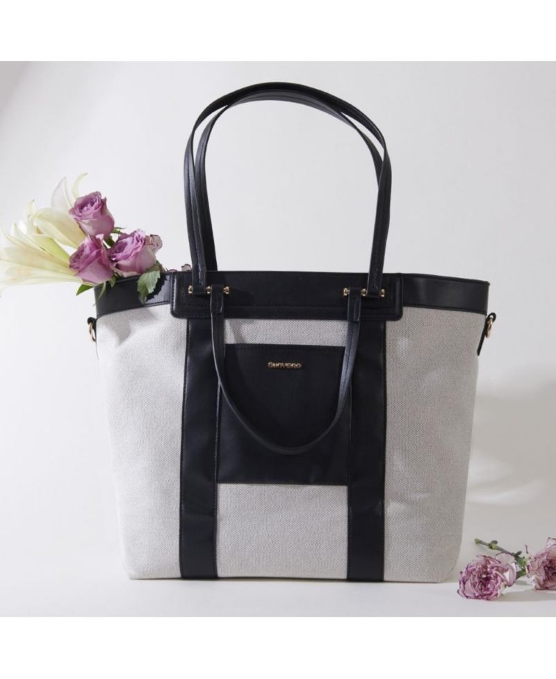 Large Canvas Diaper Tote Bag
