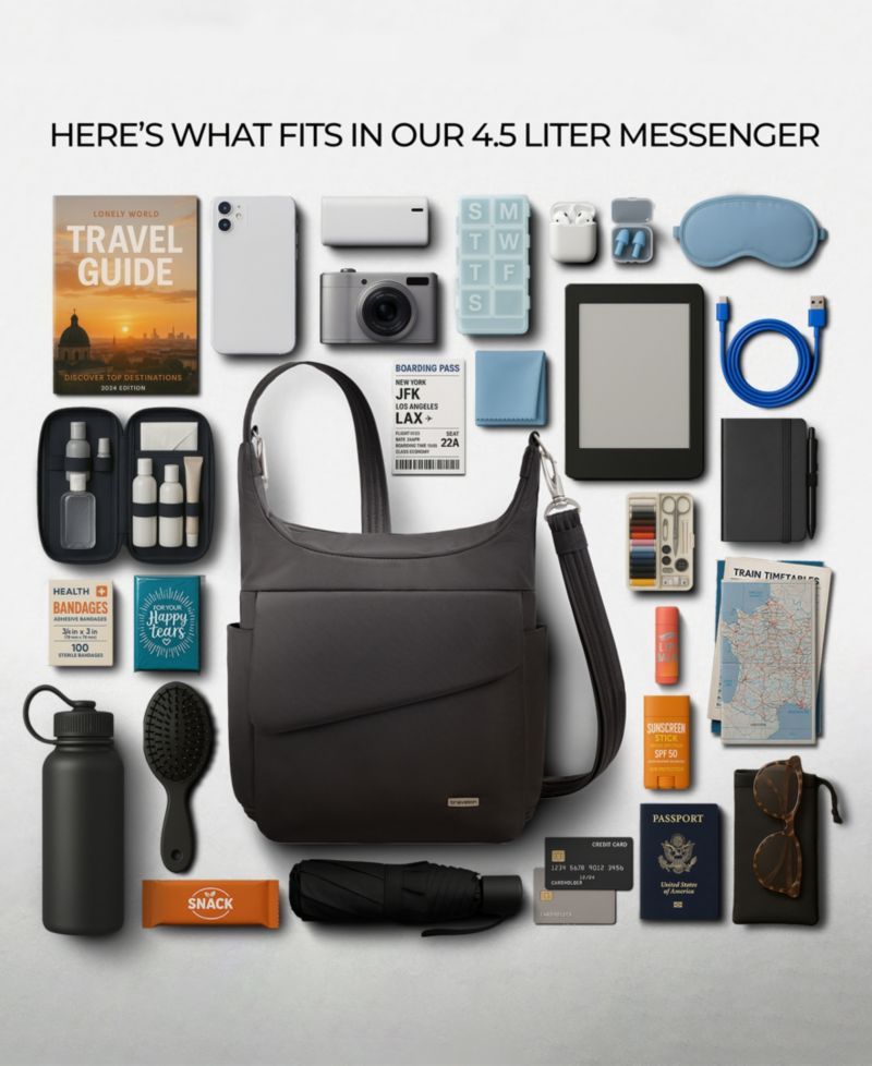 Anti-Theft Classic Messenger Bag