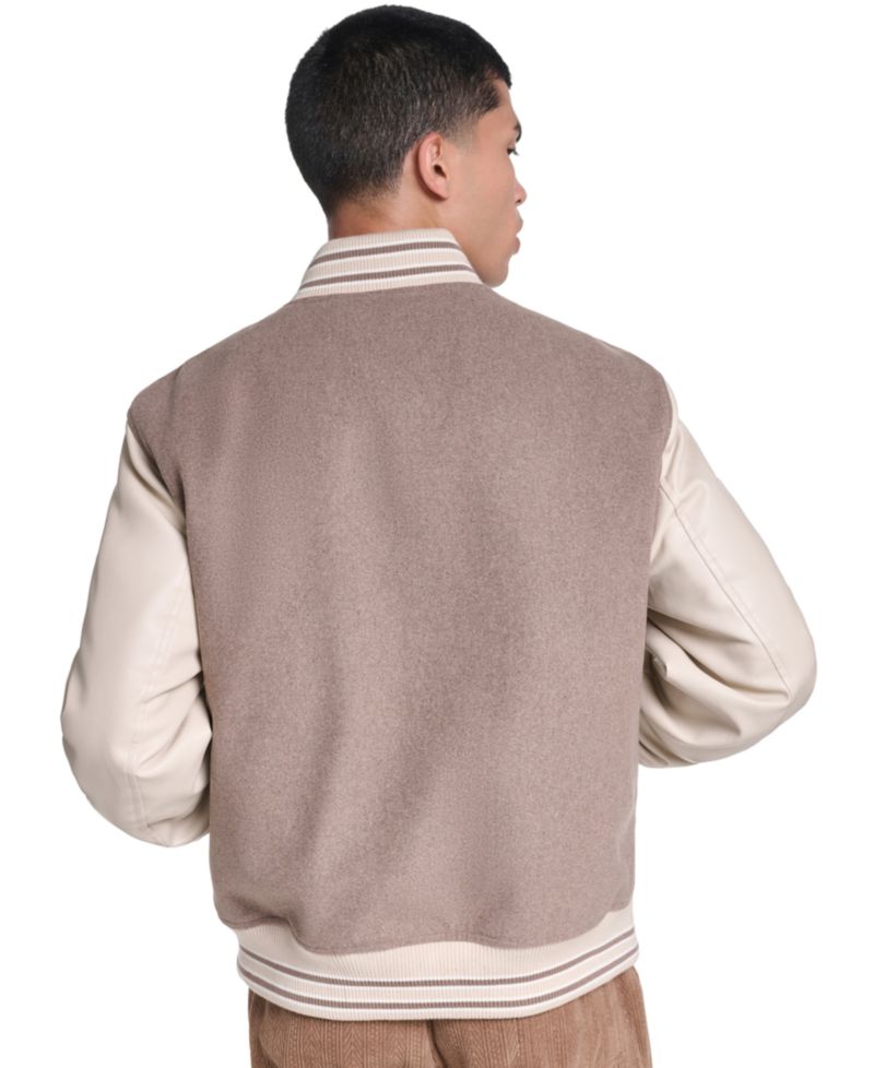 Men's Wool Blend Varsity Jacket