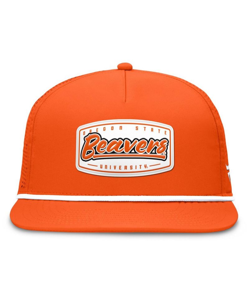 Men's Orange Oregon State Beavers Expedition Rope Adjustable Hat