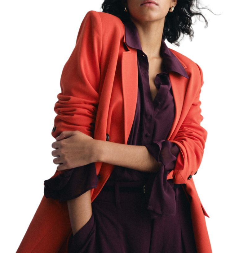 Women's Plus Size All Day Warren Double Breasted Blazer