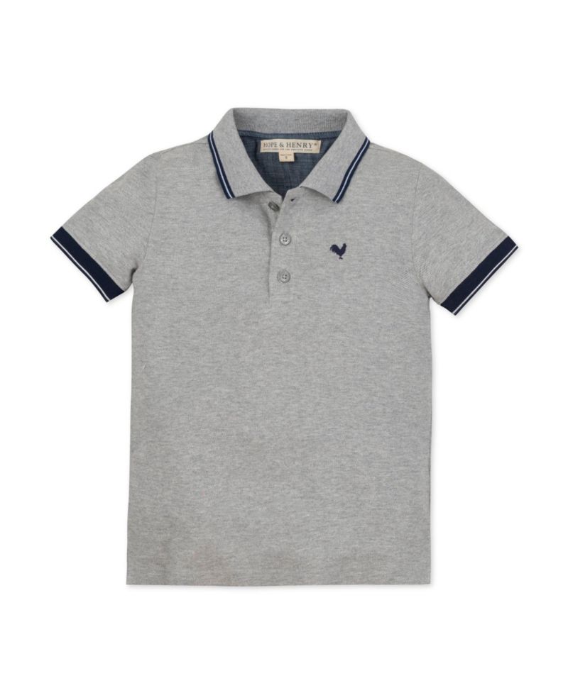 Baby Boys Short Sleeve Knit Pique Polo Shirt