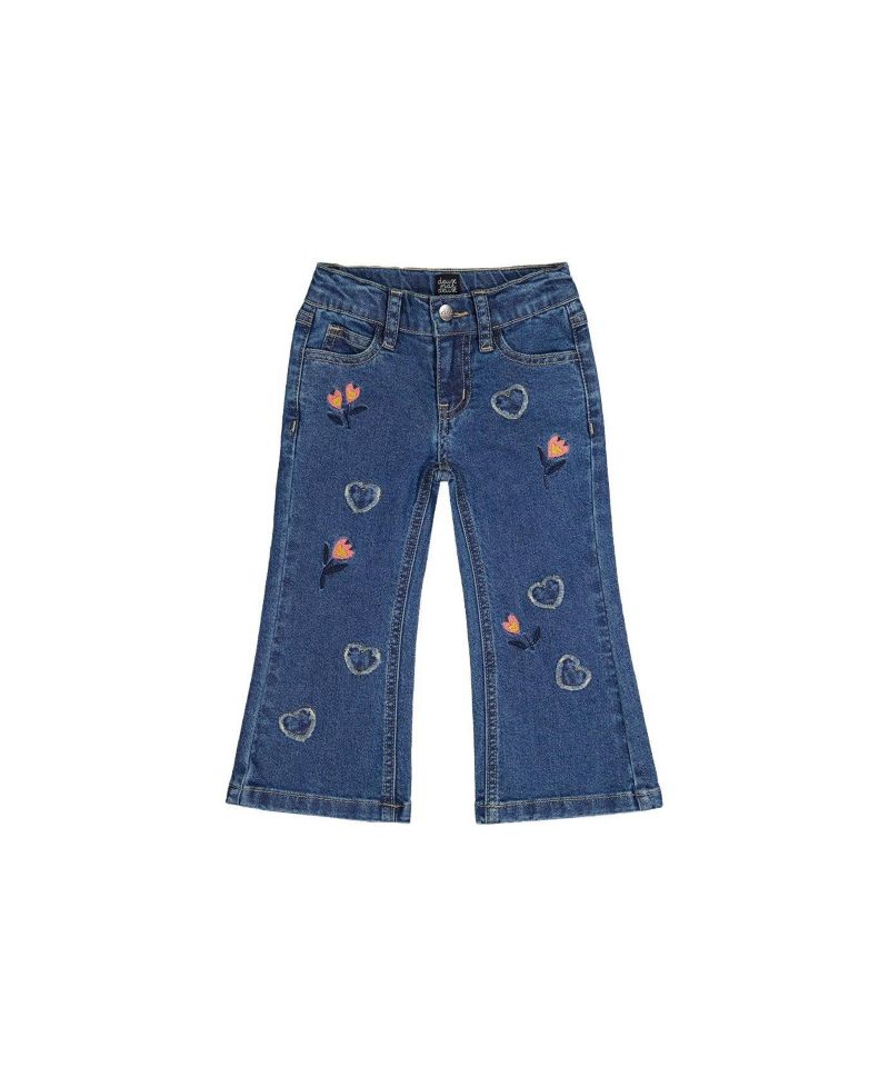 Little and Big Girl (6-8) Boot Leg Jeans