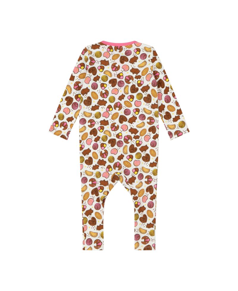 Baby Kangaroo Pocket Romper - Pan Dulce