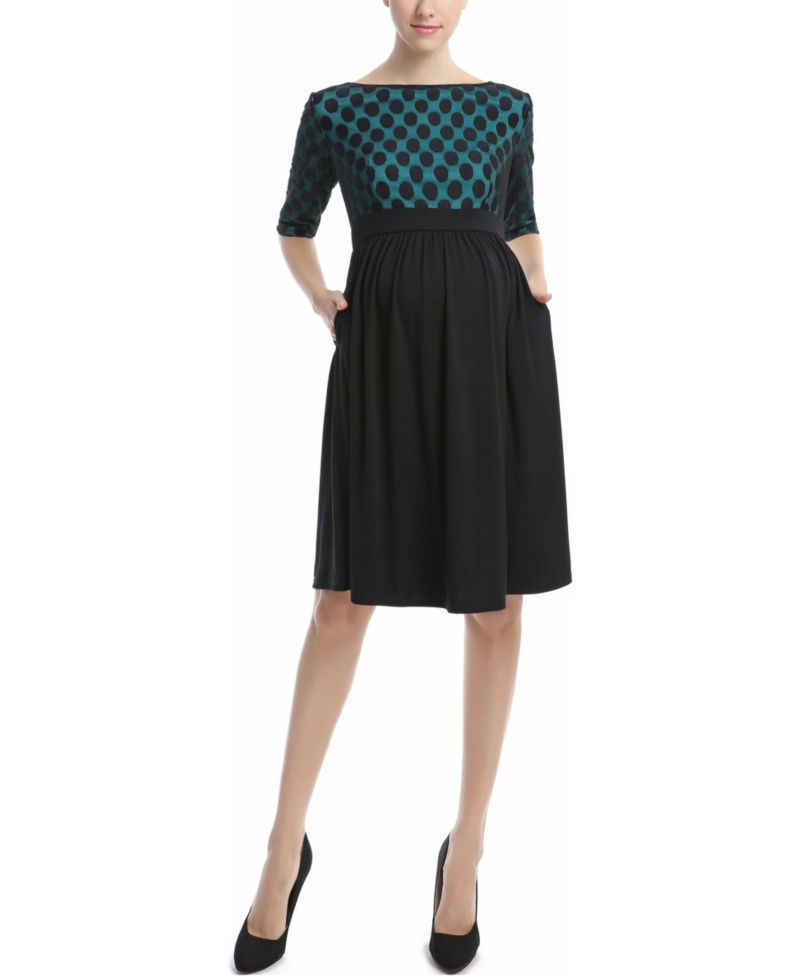 Women's Polka Dot Lace Dress