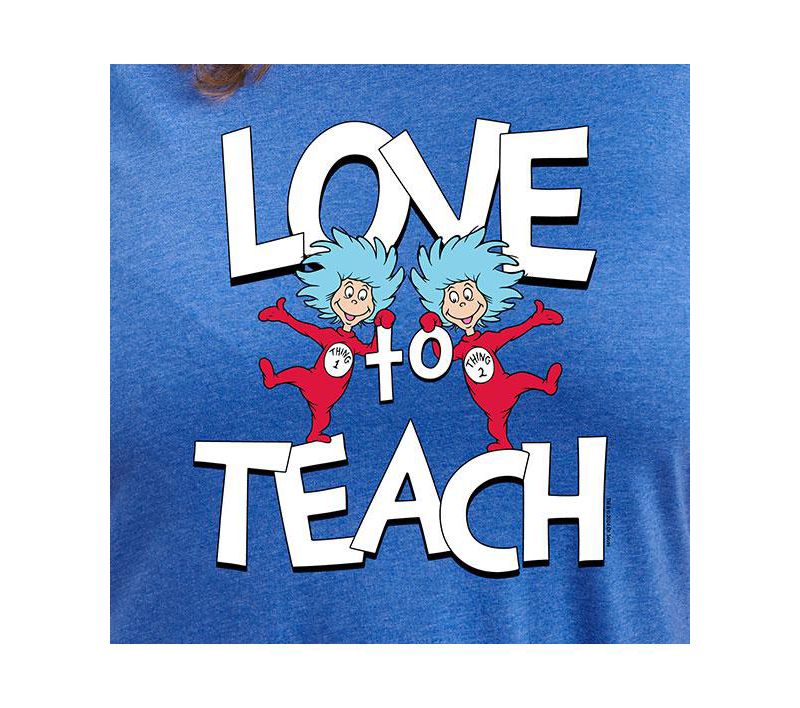 Plus Size Dr Seuss Teach Graphic T-shirt