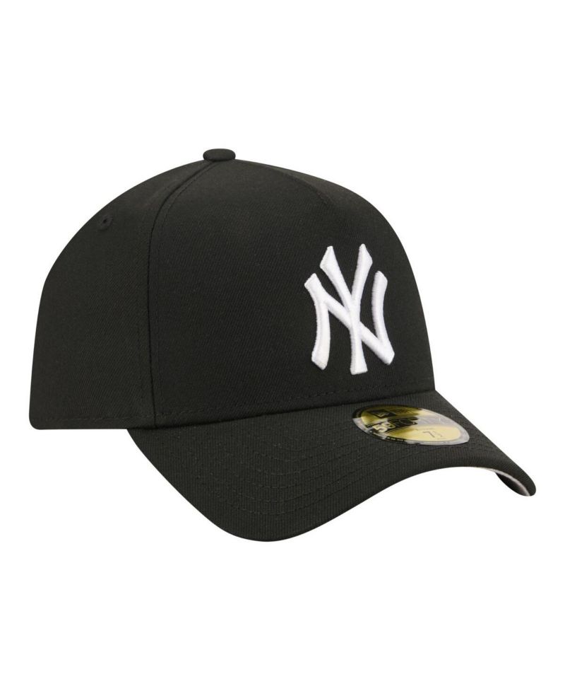 Мужская черная приталенная шляпа New York Yankees A-образной формы 59 лет