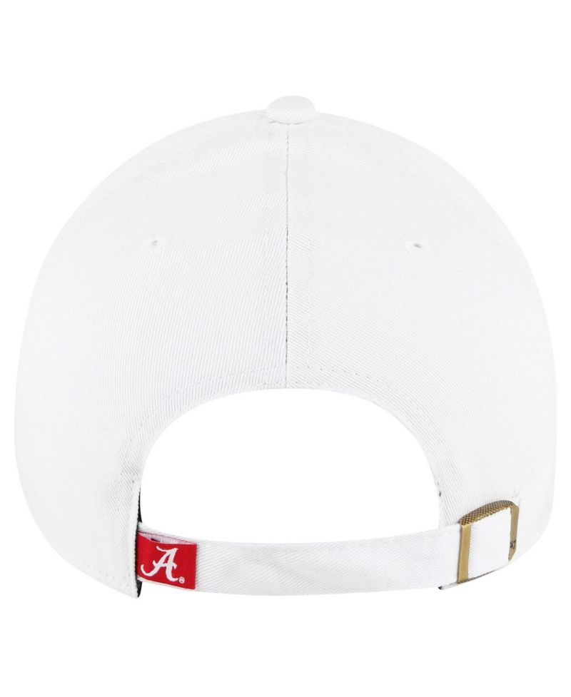 Women's White Alabama Crimson Tide Pensacola Clean Up Adjustable Hat