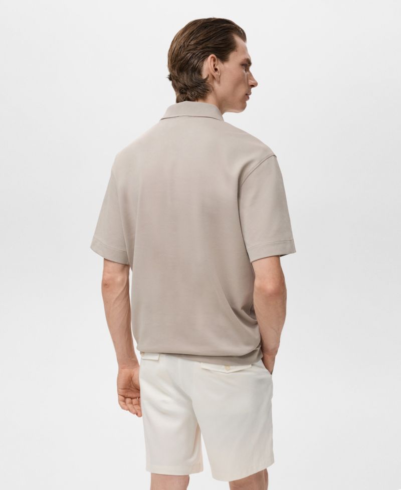 Men's Relaxed-Fit Cotton Polo Shirt
