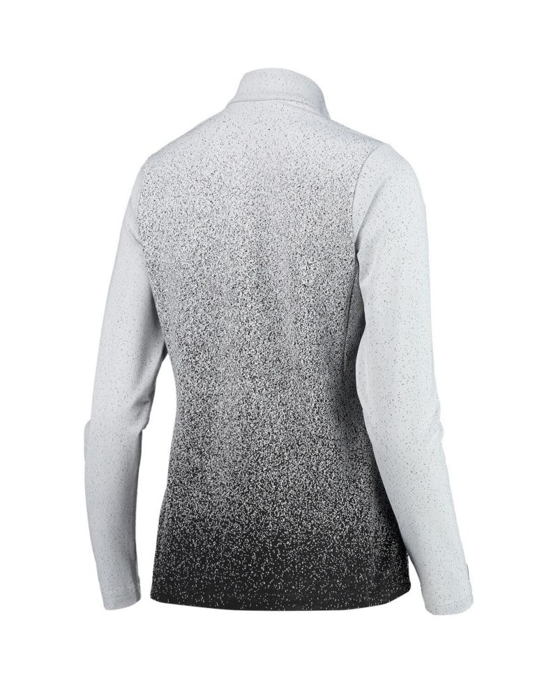 Women's White, Black Chicago Blackhawks Guide Desert Dry Full-Zip Jacket