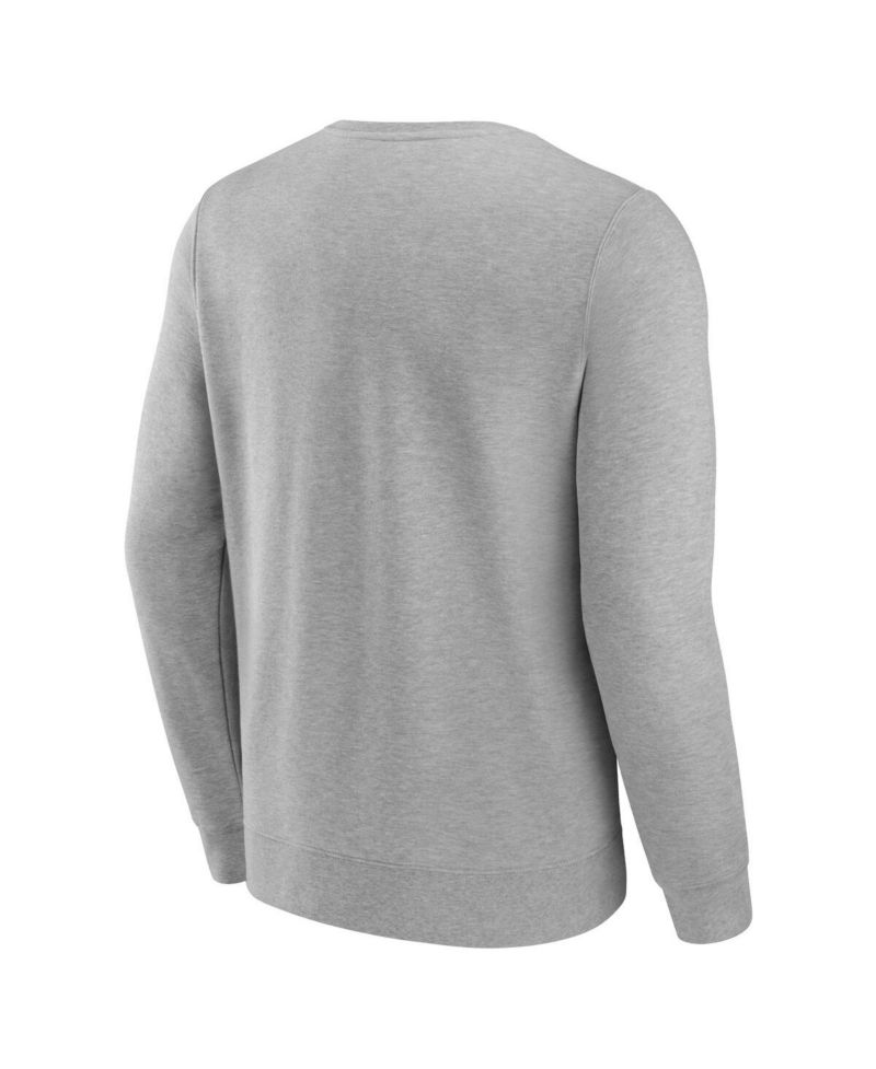 Men's Gray Pittsburgh Penguins Nimbus Fleece Pullover Sweatshirt