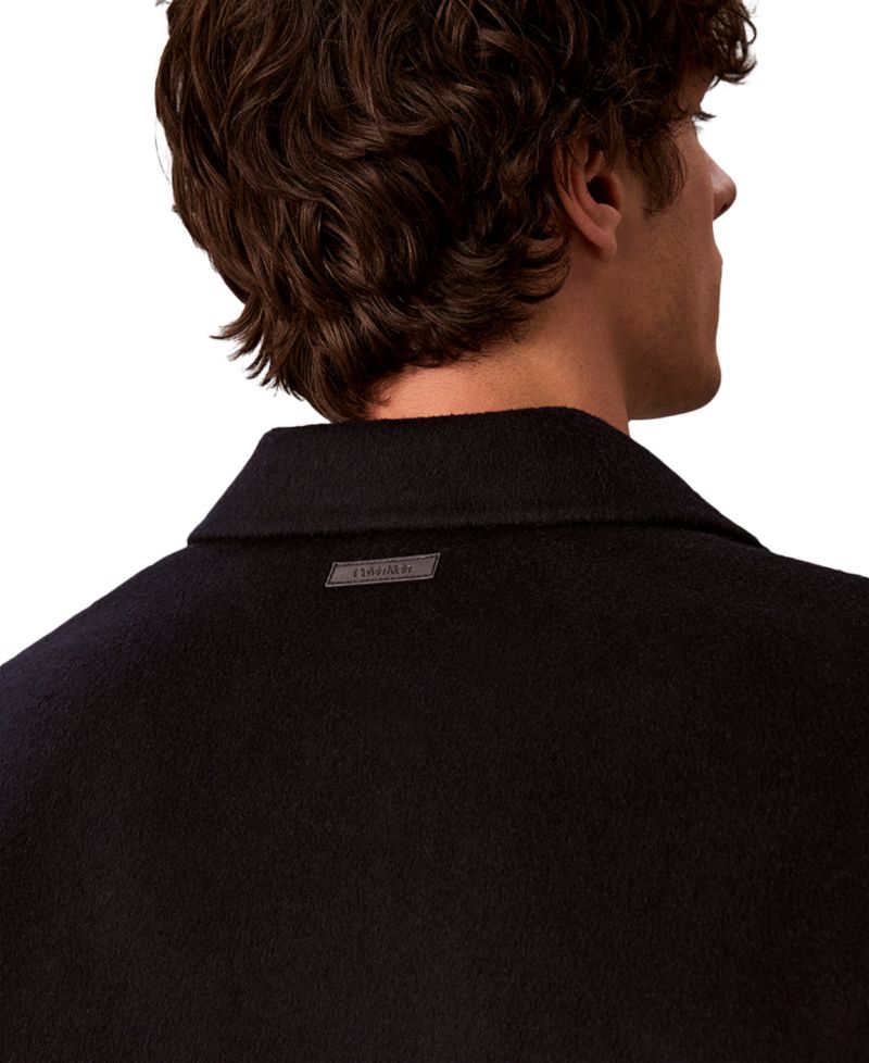 Men's Reversible Wool-Blend Classic-Fit Chore Jacket