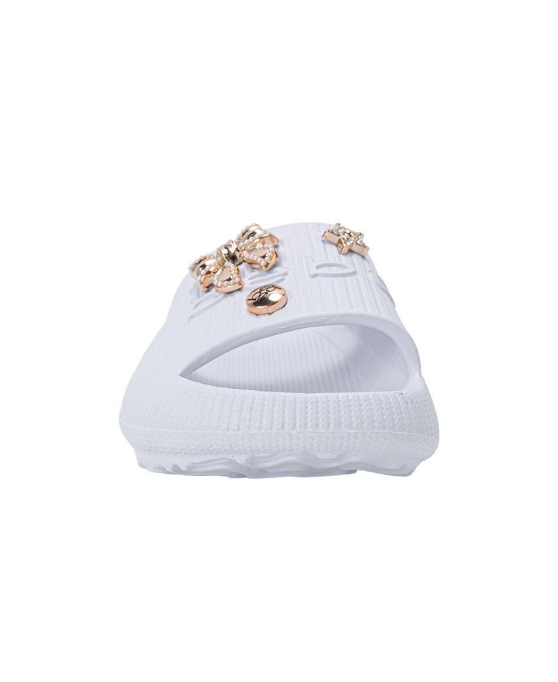 Girls EVA Slide – Lightweight Comfy Slide Sandals with Metal Charms