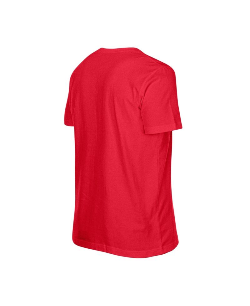 Men's Red Cincinnati Reds Oversized Throwback Distressed T-Shirt