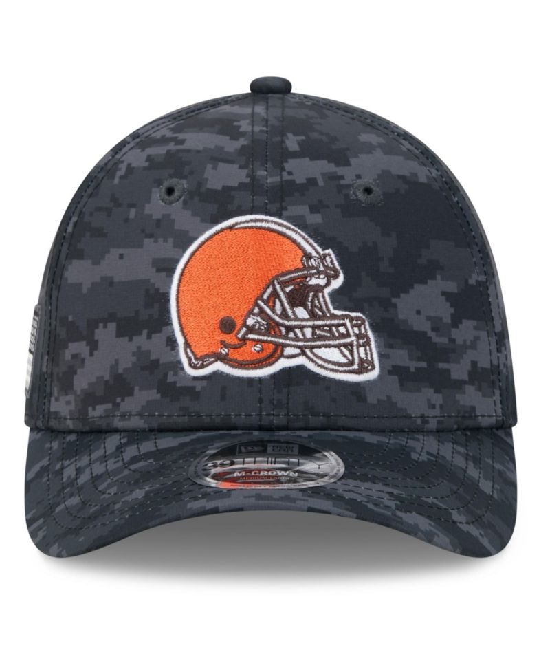 Men's Black Cleveland Browns 2026 Salute to Service 39THIRTY Flex Hat