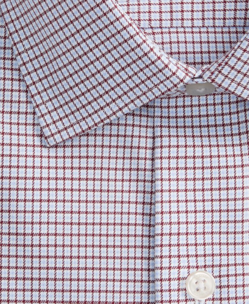 Men's Stretch Twill Slim-Fit Dress Shirt