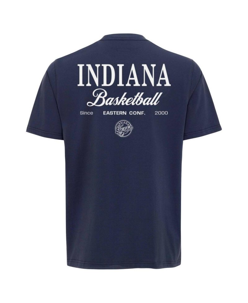 Men's and Women's Blue Indiana Fever Athletic Club Collection Duke Relaxed Fit Premium T-Shirt