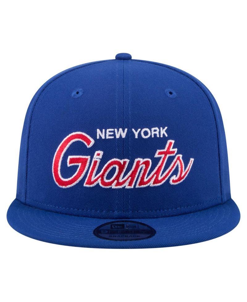 Men's Royal New York Giants Core Team Script 9FIFTY Snapback Hat