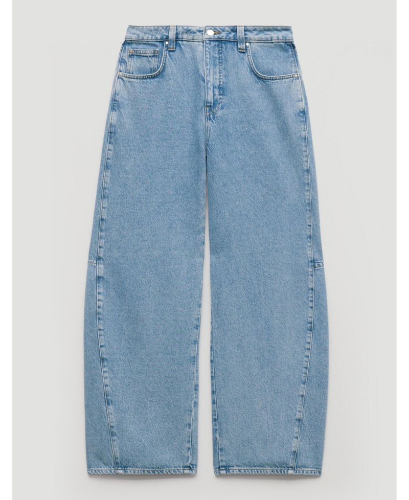 Women's Bree Horseshoe Barrel Leg Jeans