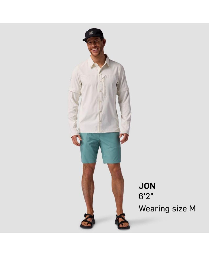 Men's Tahoe Woven Convertible Long-Sleeve Snap-Up Performance Shirt