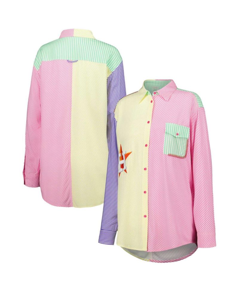 Women's Houston Astros Button-Up Shirt